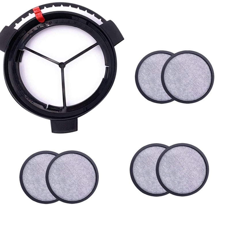 BRENSTEN Coffee Filter Disks With Frame for Mr. Coffee Brewers Coffee Machines - 6 Pcs Coffee Filters and 1 Filter Holder Frame Compatible With MrCoffee Brewers Machines (1 Disk Frame + 6Pcs Filter Disks) - Image 1